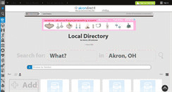 Desktop Screenshot of directory.akrondirect.info