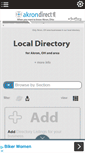 Mobile Screenshot of directory.akrondirect.info